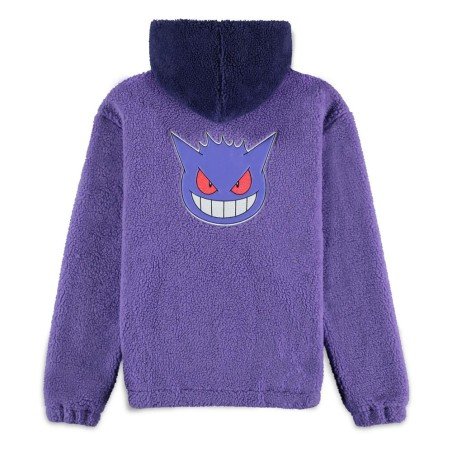 Pokémon Sweater à capuche Sherpa Ectoplasma (L) | 8718526214055