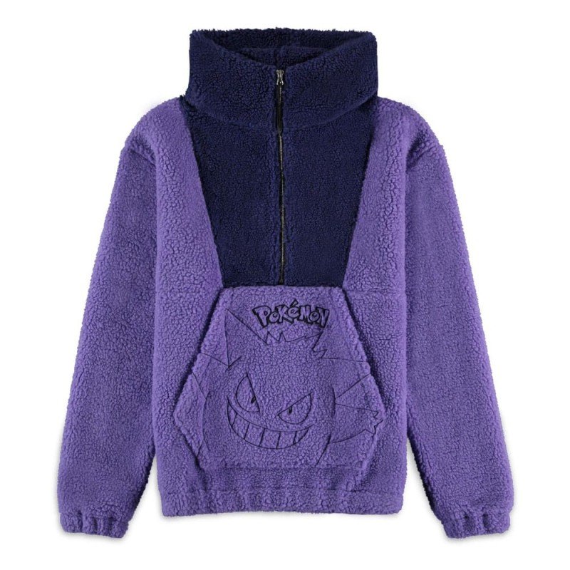 Pokémon Sweater à capuche Sherpa Ectoplasma (L) | 8718526214055