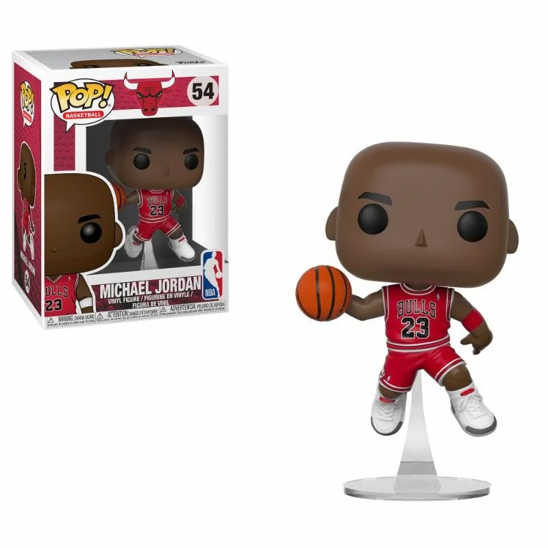 NBA Legends Figurine Funko POP! Sports Vinyl Bulls - Michael Jordan (Red Jersey) 9 cm