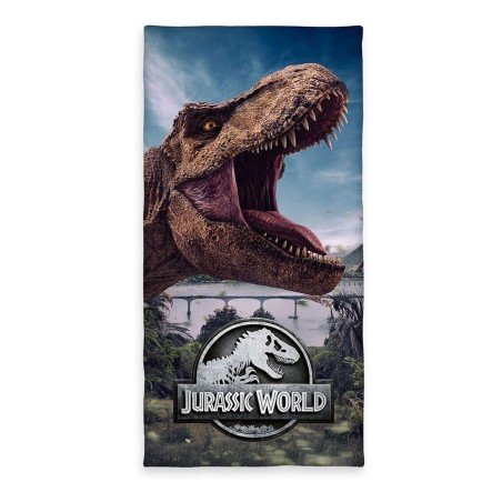 Jurassic World serviette de bain 75 x 150 cm | 4006891990488
