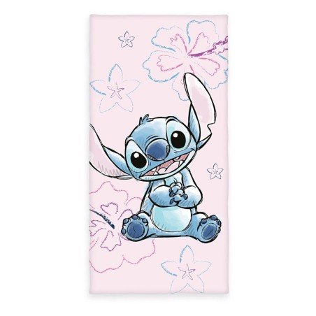 Lilo & Stitch serviette de bain 75 x 150 cm | 4006891994820