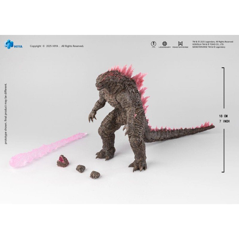 Godzilla x Kong The New Empire figurine Exquisite Basic Heat Ray Godzilla Evolved Ver. 18 cm | 6957534205309