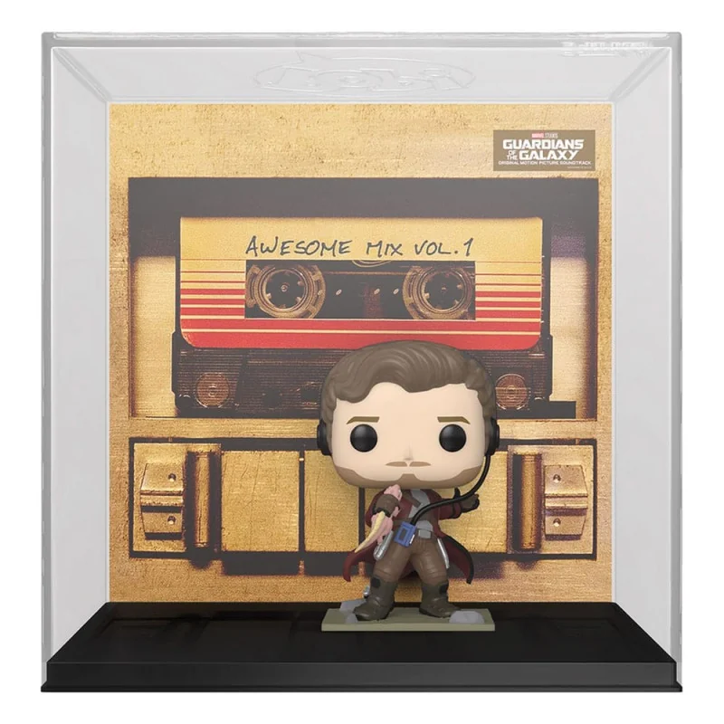 Marvel Guardians of the Galaxy Figuur Funko POP! Albums Vinyl Star-Lord Awesome Mix 9 cm | 889698708975