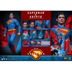 Superman (2025) figurine Movie Masterpiece 1/6 Superman & Krypto 33 cm | 4895228621696