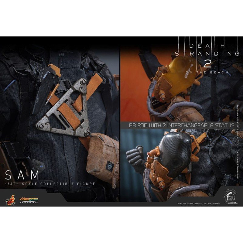 Death Stranding 2: On the Beach figurine Videogame Masterpiece 1/6 Sam 31 cm | 4895228622631