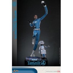 Les Quatre Fantastiques : Premiers pas pack 2 figurines Movie Masterpiece 1/6 Mister Fantastic & H.E.R.B.I.E. 30 cm | 4895228622471