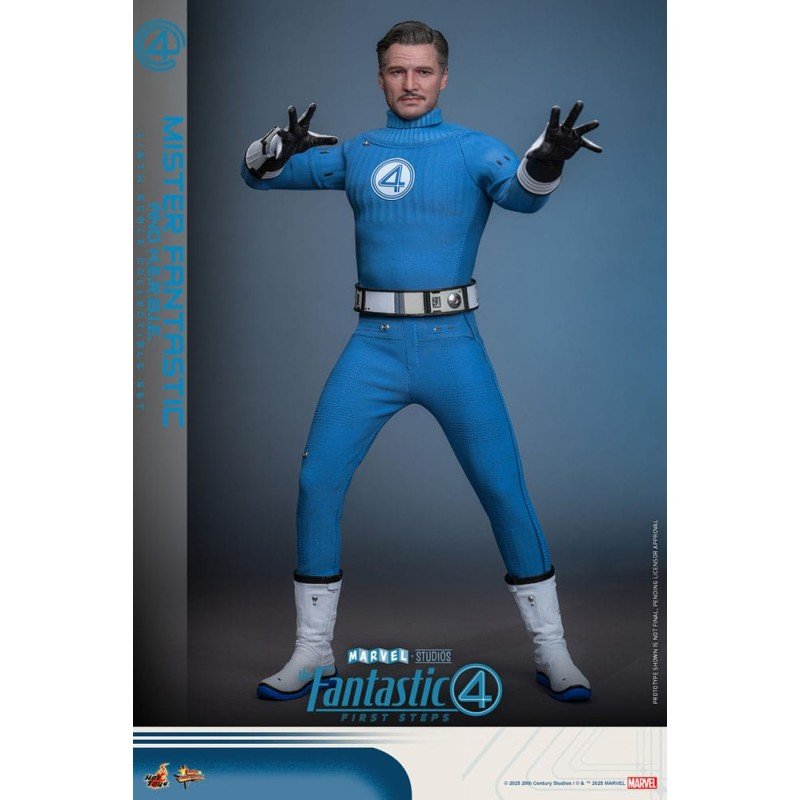 Les Quatre Fantastiques : Premiers pas pack 2 figurines Movie Masterpiece 1/6 Mister Fantastic & H.E.R.B.I.E. 30 cm | 4895228622471