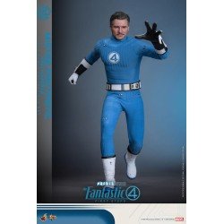 Les Quatre Fantastiques : Premiers pas pack 2 figurines Movie Masterpiece 1/6 Mister Fantastic & H.E.R.B.I.E. 30 cm | 4895228622471