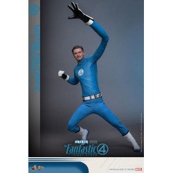 Les Quatre Fantastiques : Premiers pas pack 2 figurines Movie Masterpiece 1/6 Mister Fantastic & H.E.R.B.I.E. 30 cm | 4895228622471