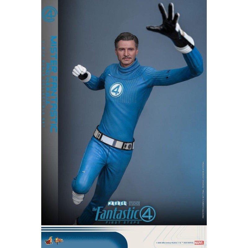 Les Quatre Fantastiques : Premiers pas pack 2 figurines Movie Masterpiece 1/6 Mister Fantastic & H.E.R.B.I.E. 30 cm | 4895228622471