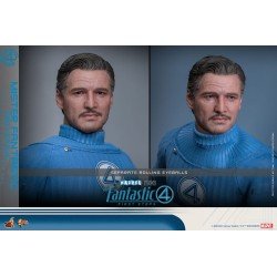 Les Quatre Fantastiques : Premiers pas pack 2 figurines Movie Masterpiece 1/6 Mister Fantastic & H.E.R.B.I.E. 30 cm | 4895228622471