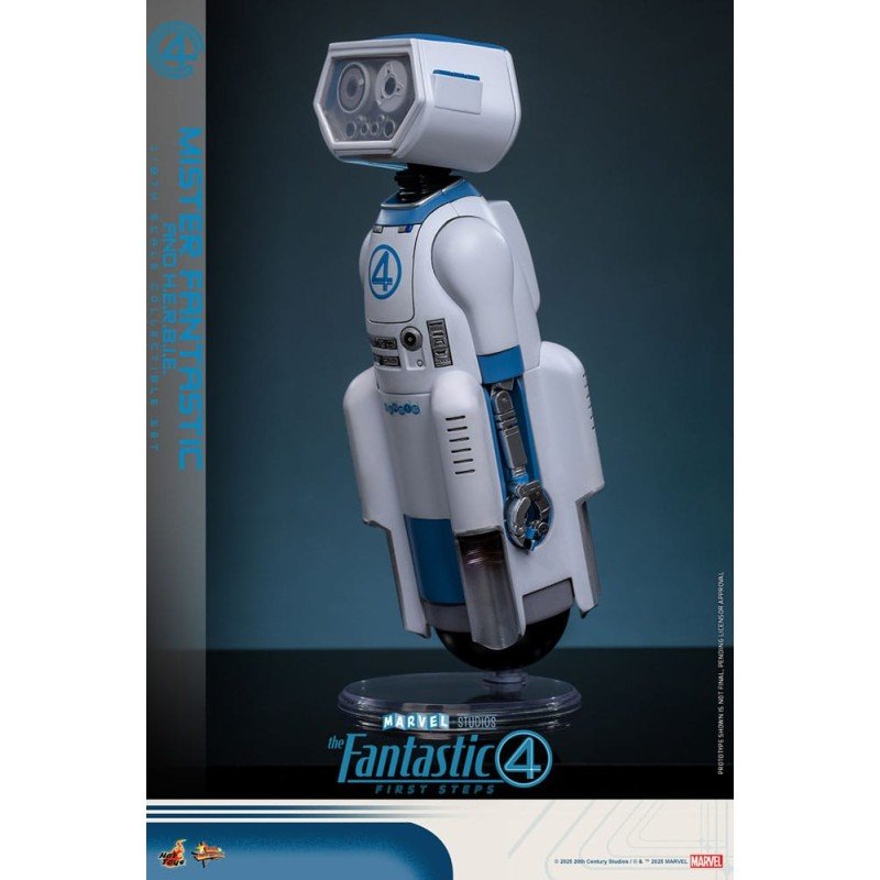 Les Quatre Fantastiques : Premiers pas pack 2 figurines Movie Masterpiece 1/6 Mister Fantastic & H.E.R.B.I.E. 30 cm | 4895228622471
