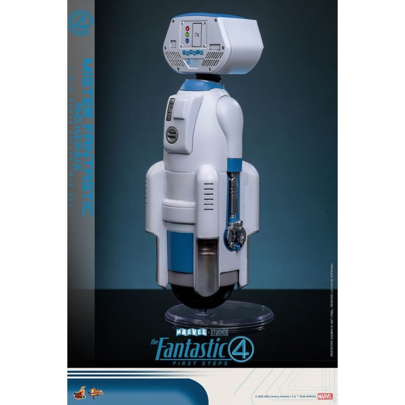 Les Quatre Fantastiques : Premiers pas pack 2 figurines Movie Masterpiece 1/6 Mister Fantastic & H.E.R.B.I.E. 30 cm | 4895228622471