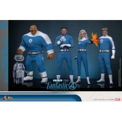 Les Quatre Fantastiques : Premiers pas pack 2 figurines Movie Masterpiece 1/6 Mister Fantastic & H.E.R.B.I.E. 30 cm | 4895228622471