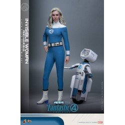 Les Quatre Fantastiques : Premiers pas pack 2 figurines Movie Masterpiece 1/6 Invisible Woman & H.E.R.B.I.E. 28 cm | 4895228622518