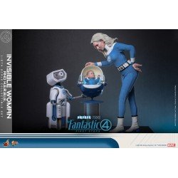 Les Quatre Fantastiques : Premiers pas pack 2 figurines Movie Masterpiece 1/6 Invisible Woman & H.E.R.B.I.E. 28 cm | 4895228622518