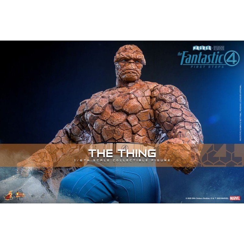 Les Quatre Fantastiques : Premiers pas figurine Movie Masterpiece 1/6 The Thing 31 cm | 4895228621702
