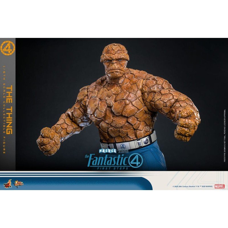 Les Quatre Fantastiques : Premiers pas figurine Movie Masterpiece 1/6 The Thing 31 cm | 4895228621702