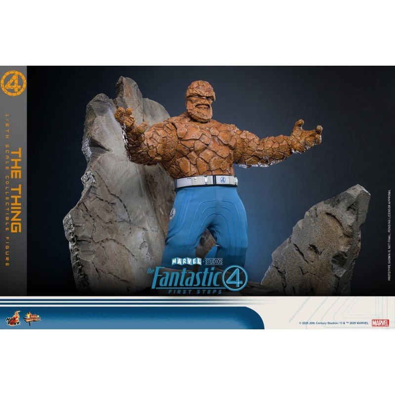 Les Quatre Fantastiques : Premiers pas figurine Movie Masterpiece 1/6 The Thing 31 cm | 4895228621702