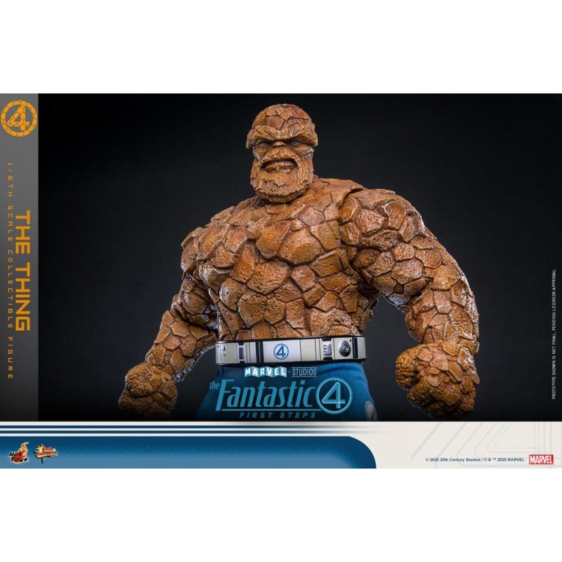Les Quatre Fantastiques : Premiers pas figurine Movie Masterpiece 1/6 The Thing 31 cm | 4895228621702