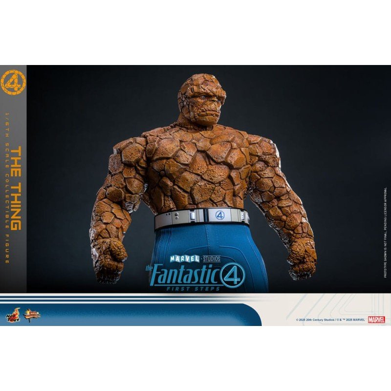 Les Quatre Fantastiques : Premiers pas figurine Movie Masterpiece 1/6 The Thing 31 cm | 4895228621702