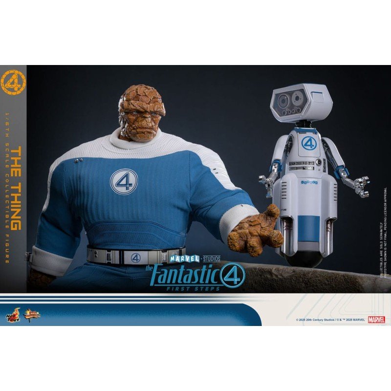 Les Quatre Fantastiques : Premiers pas figurine Movie Masterpiece 1/6 The Thing 31 cm | 4895228621702