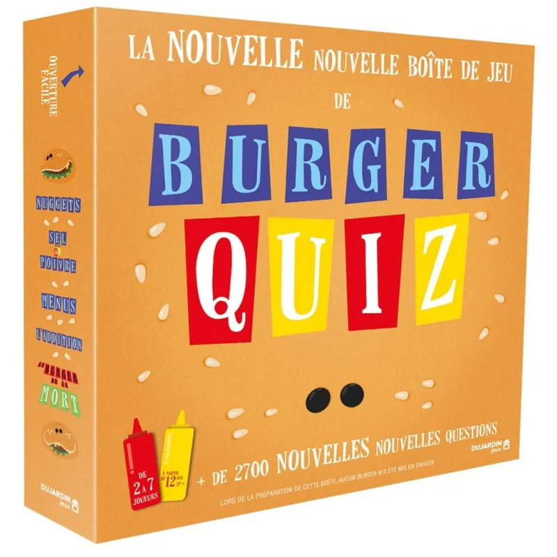 jeu : Burger Quiz V2 éditeur : TF1 / Dujardin version française