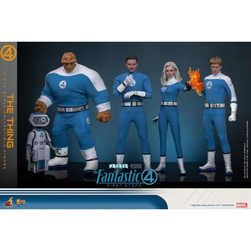 Les Quatre Fantastiques : Premiers pas figurine Movie Masterpiece 1/6 The Thing 31 cm | 4895228621702