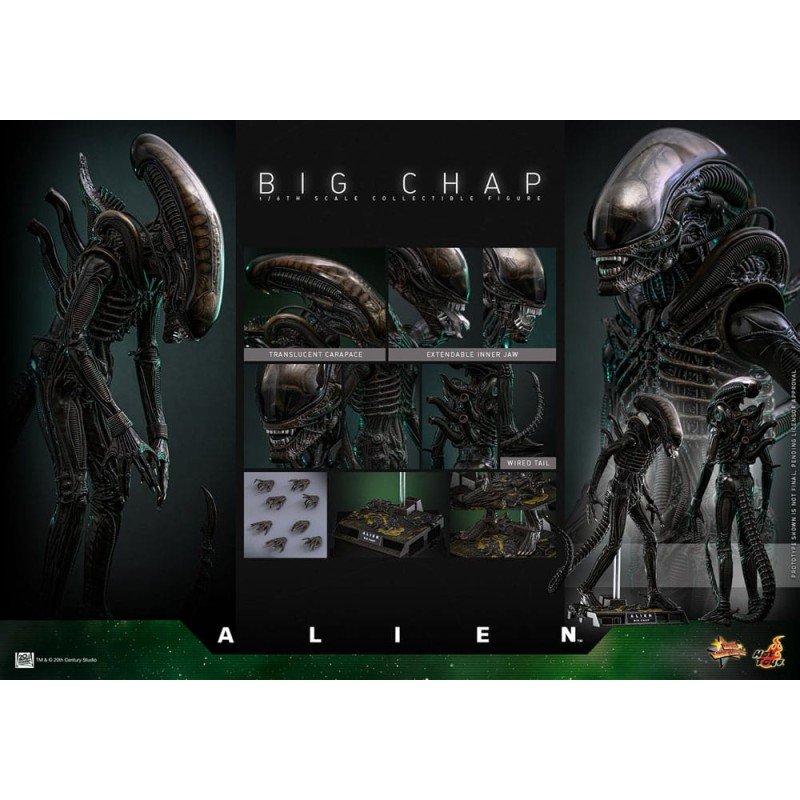Alien figurine Movie Masterpiece 1/6 Big Chap 36 cm | 4895228622556