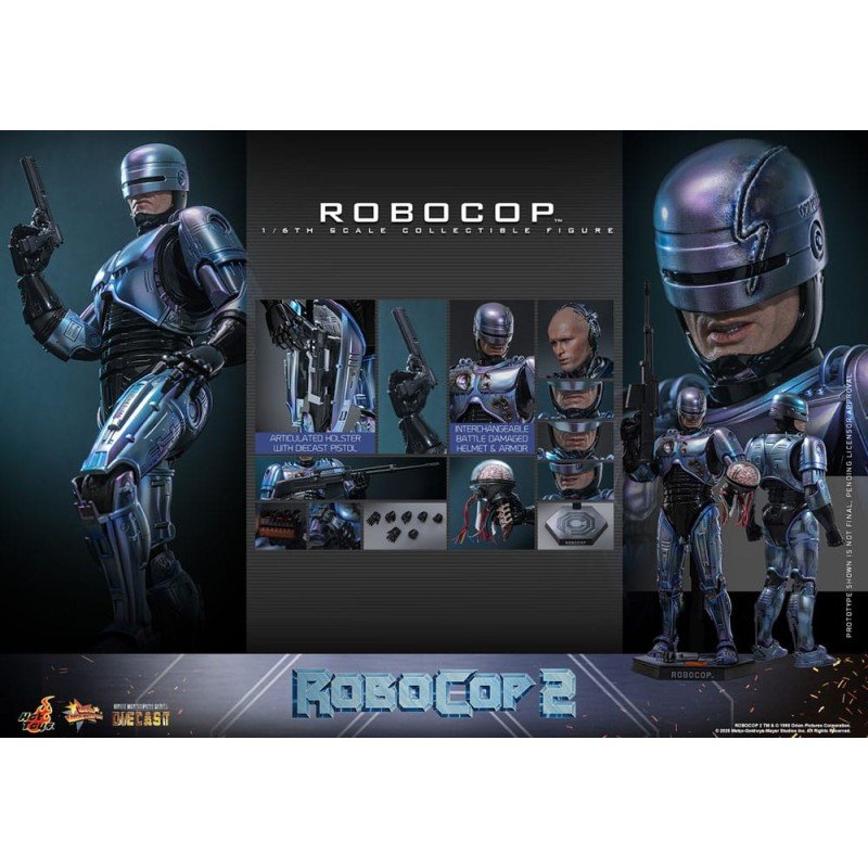 RoboCop 2 Movie Masterpiece Diecast 1/6 RoboCop 30 cm | 4895228622747