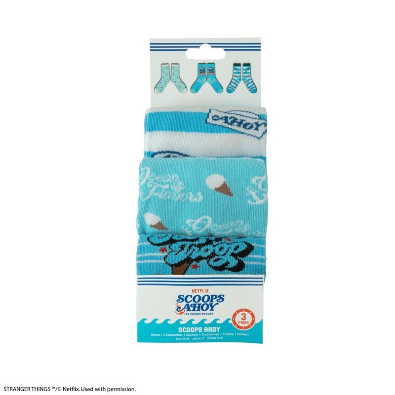 Stranger Things: 1680 Set of 3 Socks | 4895205617988