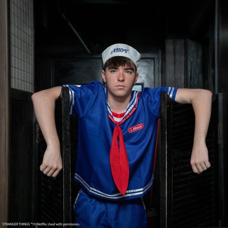 Stranger Things: Scoops Ahoy Steve Costume | 4895205617957