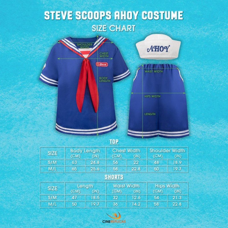 Stranger Things: Scoops Ahoy Steve Costume | 4895205617957