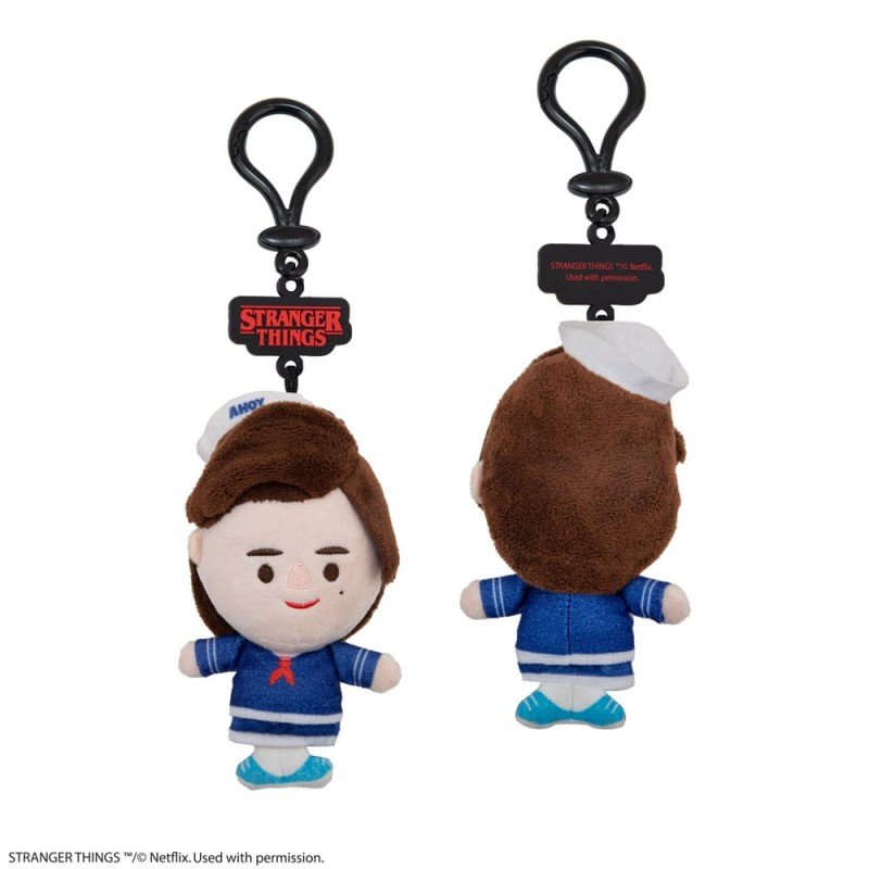 Stranger Things: Steve Scoops Ahoy Plush Keychain | 4895205618220