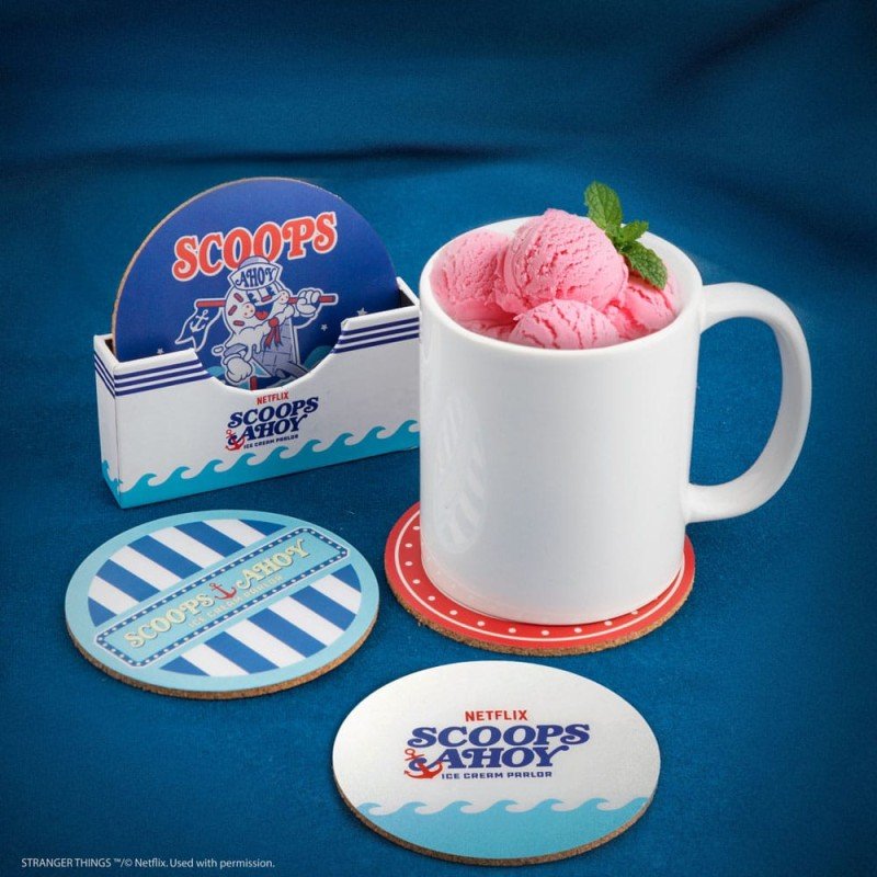 Stranger Things pack 4 sous-verres | 4895205617735