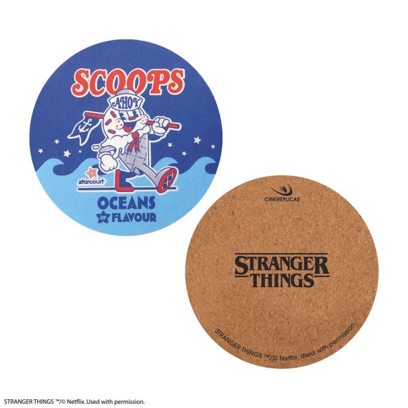 Stranger Things pack 4 sous-verres | 4895205617735