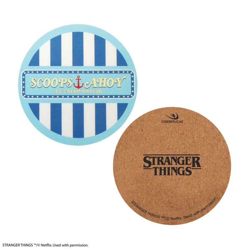 Stranger Things pack 4 sous-verres | 4895205617735