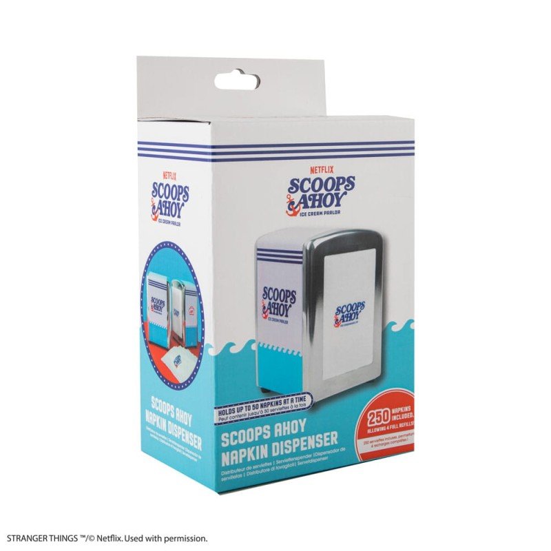 Stranger Things Napkin Dispenser set Scoops Ahoy | 4895205617698