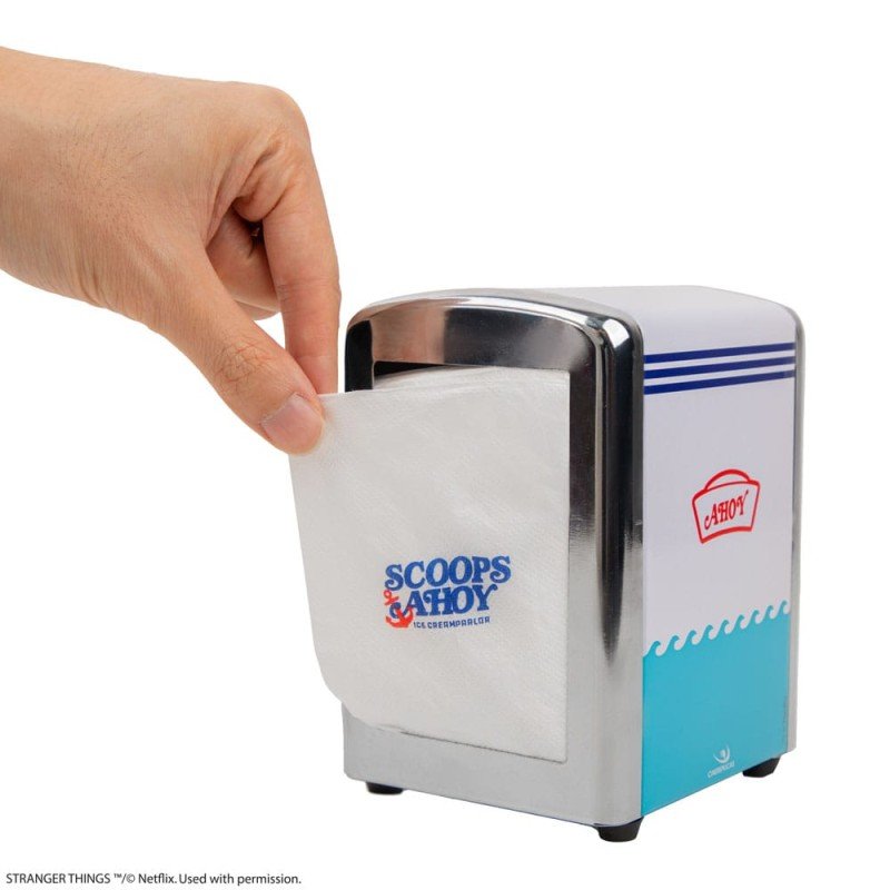 Stranger Things Napkin Dispenser set Scoops Ahoy | 4895205617698