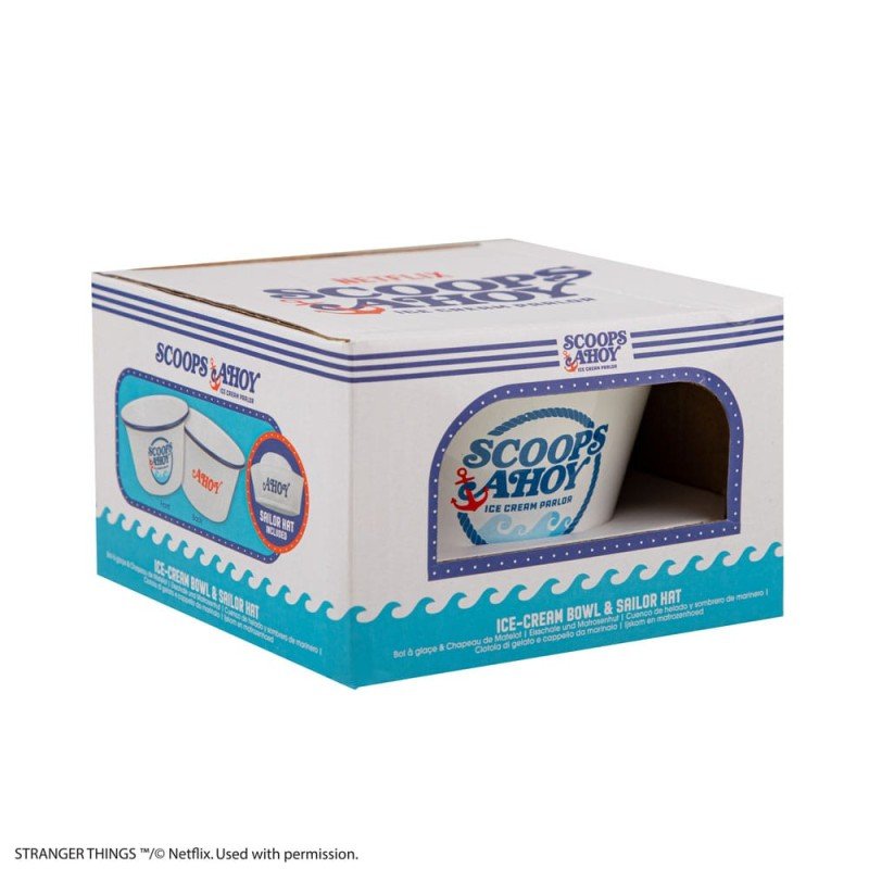 Stranger Things Bol à glace avec chapeau de marin Scoops Ahoy | 4895205617704