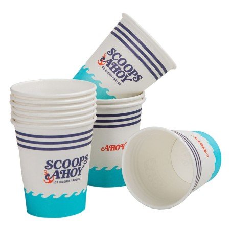 Stranger Things Set of 24 Paper Cups Scoops Ahoy | 4895205617711