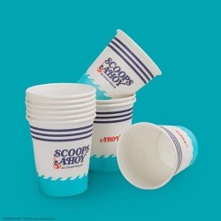 Stranger Things Set of 24 Paper Cups Scoops Ahoy | 4895205617711