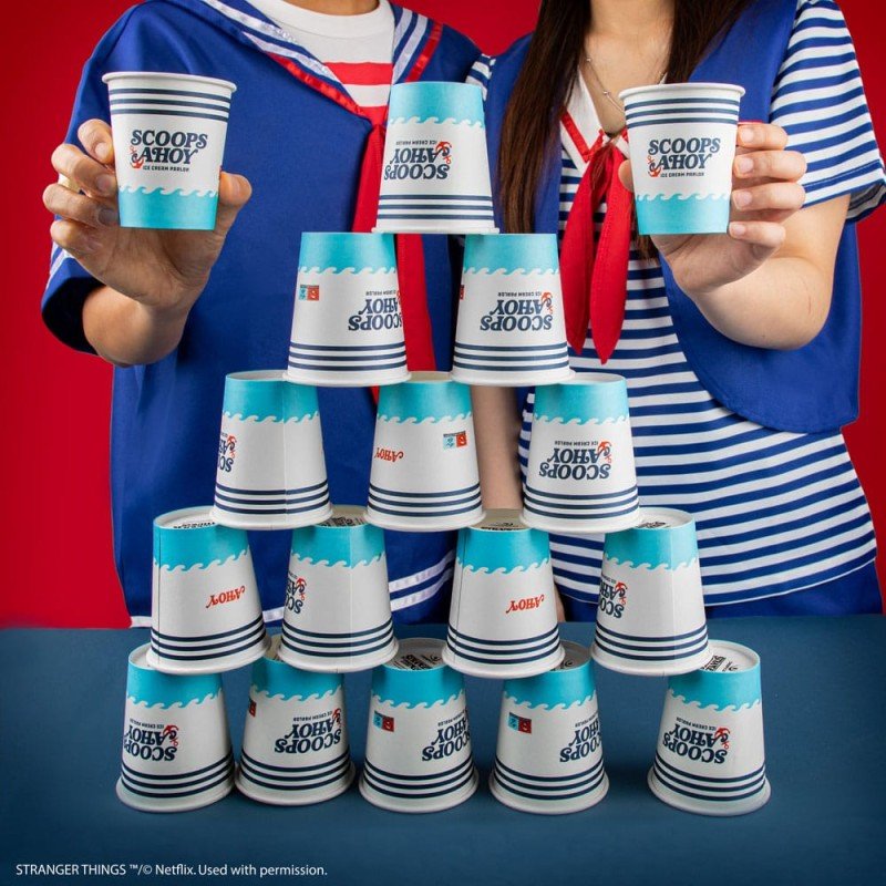 Stranger Things Set of 24 Paper Cups Scoops Ahoy | 4895205617711
