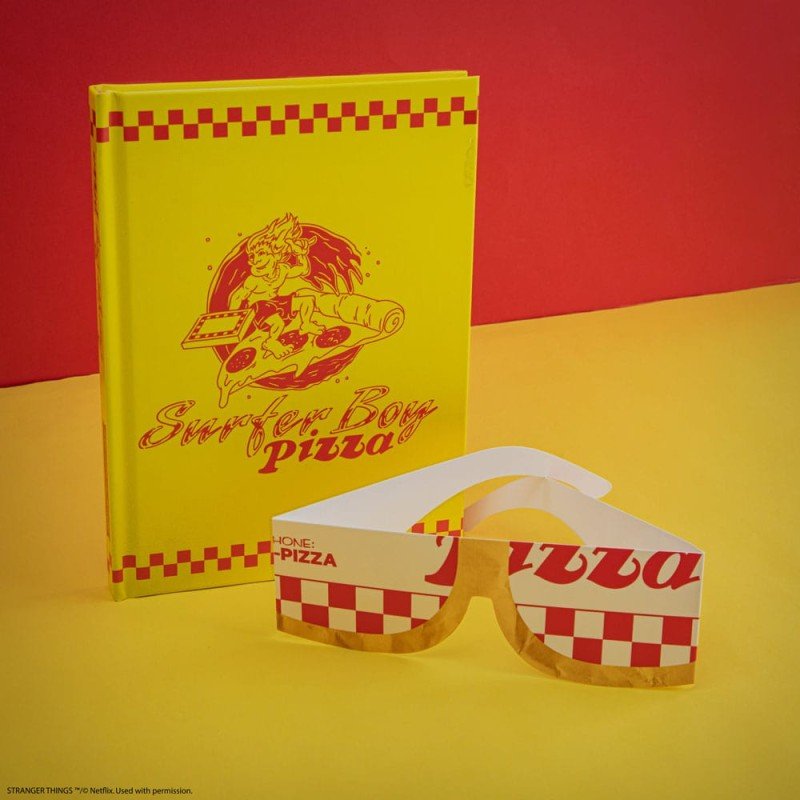 Stranger Things Notebook Surfer Boy Pizza Hardcover | 4895205617483