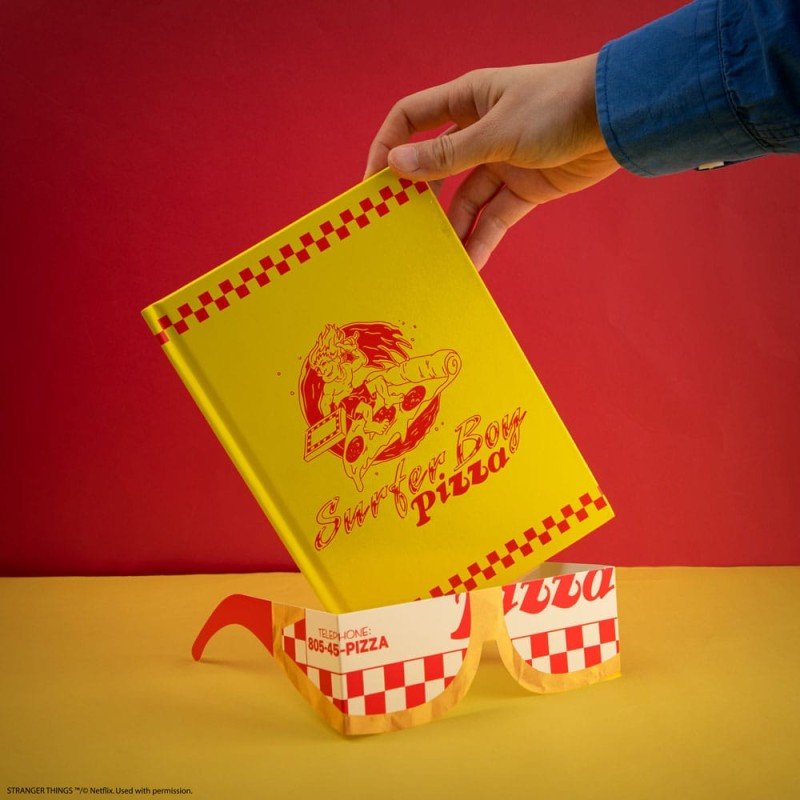 Stranger Things Notebook Surfer Boy Pizza Hardcover | 4895205617483