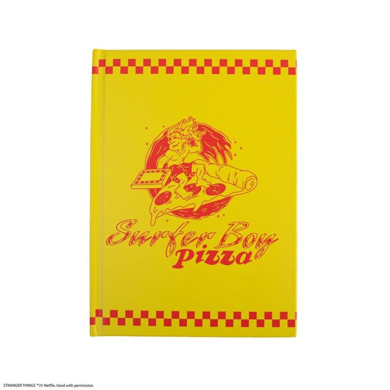 Stranger Things Notebook Surfer Boy Pizza Hardcover | 4895205617483