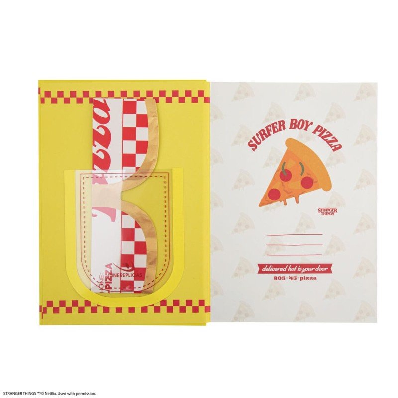 Stranger Things Notebook Surfer Boy Pizza Hardcover | 4895205617483
