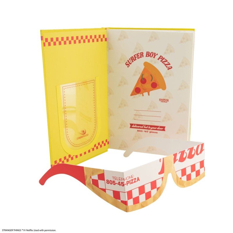 Stranger Things Notebook Surfer Boy Pizza Hardcover | 4895205617483