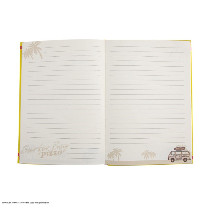 Stranger Things Notebook Surfer Boy Pizza Hardcover | 4895205617483