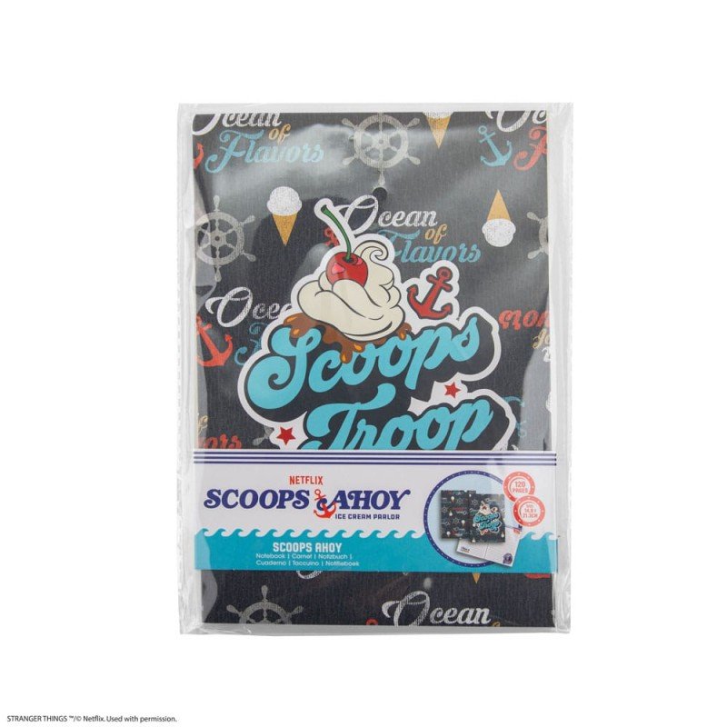 Stranger Things Notebook Scoops Ahoy Softcover | 4895205617506